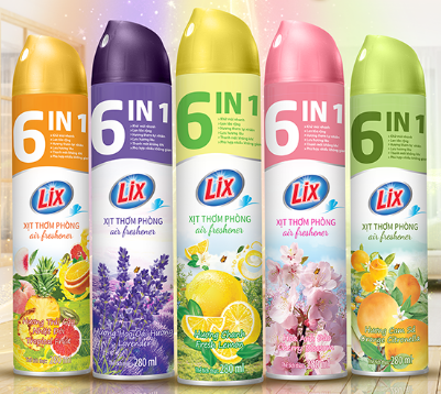 Xịt thơm phòng Lix